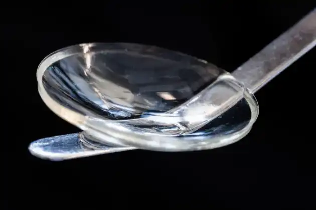 Bioengineering lenses in a black background.